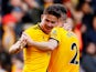 Leander Dendoncker celebrates sending Wolves on their way back to European football on May 4, 2019