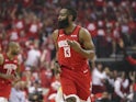 James Harden in action for the Rockets on May 6, 2019