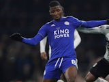 Kelechi Iheanacho in action for Leicester City on December 5, 2018