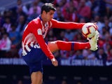 Alvaro Morata in action for Atletico Madrid against Real Valladolid on April 27, 2019