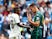 Real Madrid's Vinicius Junior argues with Real Betis's Zouhair Feddal in La Liga on May 19, 2019