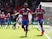 Crystal Palace's Michy Batshuayi celebrates scoring their second goal with Aaron Wan-Bissaka on May 12, 2019