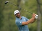 Dustin Johnson in action on the final day of the US PGA Championship on May 19, 2019
