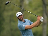 Dustin Johnson in action on the final day of the US PGA Championship on May 19, 2019