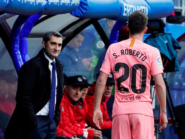 Valverde demands more from Barcelona after Eibar draw