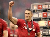Jonathan Davies in action for Wales on March 16, 2019