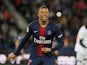 Paris Saint-Germain forward Kylian Mbappe celebrates scoring against Dijon on May 18, 2019