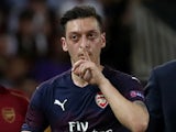 Mesut Ozil in action for Arsenal on May 9, 2019