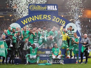 Celtic beat Hearts to secure historic triple treble
