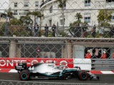 Lewis Hamilton during practice for the Monaco Grand Prix on May 23, 2019