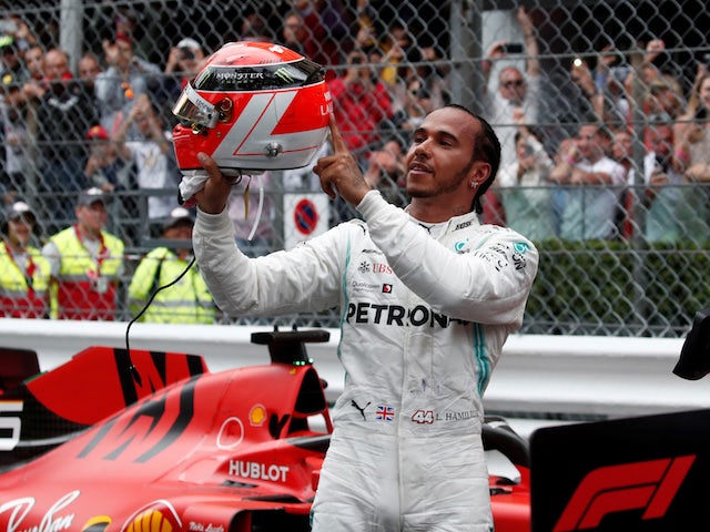 Hamilton jumped into Monaco pool with 'chemicals'