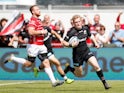 Nick Tompkins scores for Saracens against Gloucester on May 25, 2019