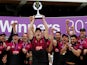 Somerset celebrate winning the One Day Cup on May 25, 2019