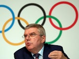 Thomas Bach pictured on May 22, 2019