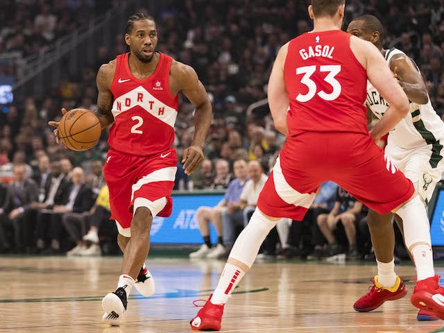 Kawhi Leonard stars as Toronto Raptors move to brink of NBA Finals