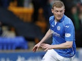 Brian Easton in action for St Johnstone in May 2015