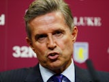 Christian Purslow at an Aston Villa press conference in late 2018