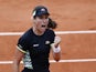 Johanna Konta in action at the French Open on May 29, 2019