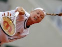 Kiki Bertens in action at the French Open on May 29, 2019