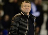 Lee Clark in charge of Birmingham City in March 2015