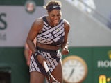 Serena Williams pictured at the French Open on May 27, 2019