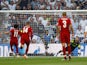 Liverpool forward Mohamed Salah converts a penalty against Tottenham Hotspur in the 2019 Champions League final on June 1, 2019