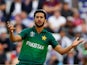 Hasan Ali in action for Pakistan on June 3, 2019
