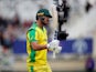 Nathan Coulter-Nile walks off at the Cricket World Cup on June 6, 2019
