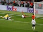 Netherlands score their second goal against England in the UEFA Nations League semi-final on June 6, 2019