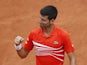Novak Djokovic at the French Open on June 3, 2019