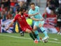 Portugal attacker Bernardo Silva in action with Netherlands defender Daley Blind in the UEFA Nations League final on June 9, 2019