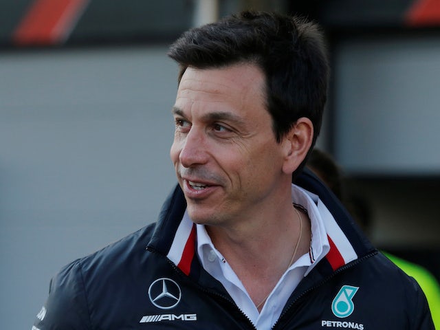 Wolff says he is happy as Mercedes boss