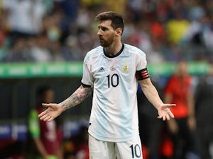 Argentina's Lionel Messi in action against Colombia in the Copa America on June 15, 2019
