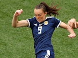 Caroline Weir in action for Scotland on June 9, 2019