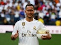 Eden Hazard is presented as a Real Madrid player on June 13, 2019