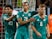 Germany's Leroy Sane celebrates scoring their first goal with Serge Gnabry and Joshua Kimmich on June 8, 2019