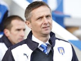 Kevin Keen in charge of Colchester in January 2016
