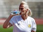 Shelley Kerr pictured in charge of Scotland Women in June 2019