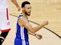 Golden State Warriors guard Stephen Curry (30) reacts after a play against the Toronto Raptors during the fourth quarter in game five of the 2019 NBA Finals at Scotiabank Arena. The Golden State Warriors won 106-105 on June 11, 2019