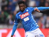 Amadou Diawara in action for Napoli on March 10, 2019