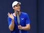 Andy Murray during practice at Queen's Club on June 17, 2019