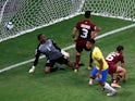 Brazil attacker Gabriel Jesus has a goal disallowed by VAR in the Copa America clash with Venezuela on June 18, 2019