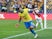 Dani Alves celebrates after putting Brazil four goals in front against Peru in their Copa America clash on June 22, 2019