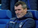 Roy Keane pictured at Nottingham Forest in April 2019