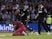 Carlos Brathwaite sinks to the floor against New Zealand on June 22, 2019