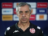 Tunisia head coach Alain Giresse pictured on June 24, 2019