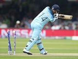 England batsman James Vince is bowled against Australia on June 25, 2019
