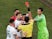 Chile's Gary Medel and Argentina's Lionel Messi are shown a red card by referee Mario Diaz de Vivar on July 6, 2019