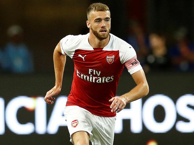 Calum Chambers in action for Arsenal on July 27, 2018