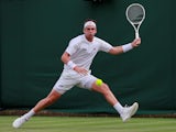 Cameron Norrie in action at Wimbledon on July 2, 2019